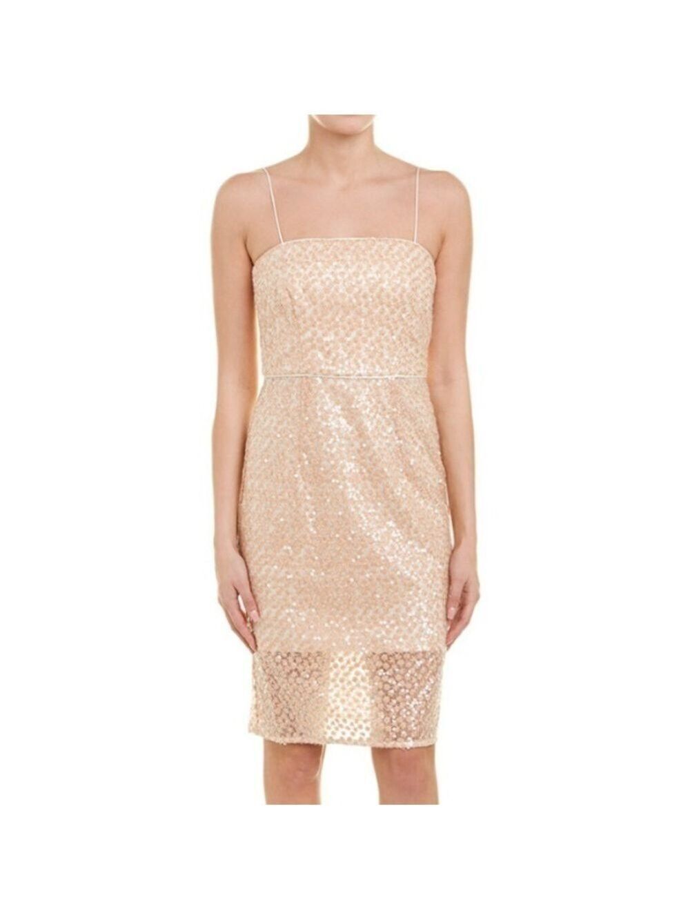 Milly nude sequin Laci dress NWT